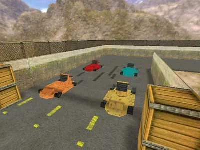 This is what the cars will look like on the test map This is what the cars will look like on the test map
