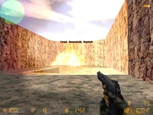 Explosion of a bomb placed under water Explosion of a bomb placed under water
