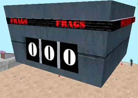 This is what the frag counting board will look like in the game This is what the frag counting board will look like in the game